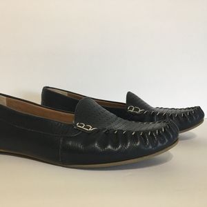 Sperry 9.5 Gerogia Navy Top Sider Slip On Shoes